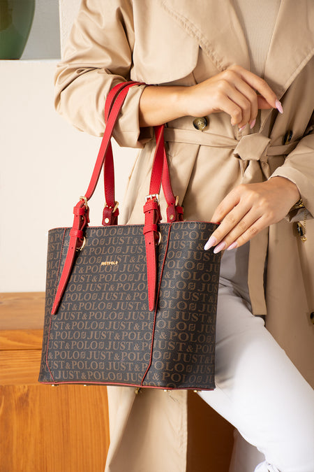 Just Polo White Women's Shoulder Bag - MALLTURK