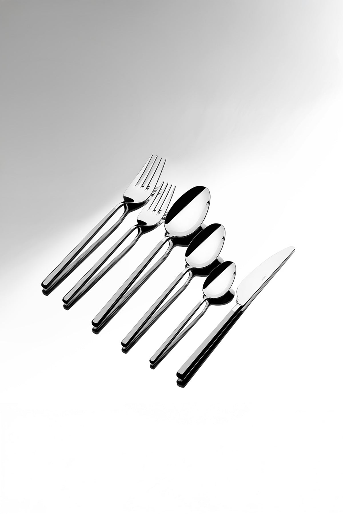 Nehir gloria Satin 12 Place Setting 72 Piece Boxed Flatware Set - MALLTURK
