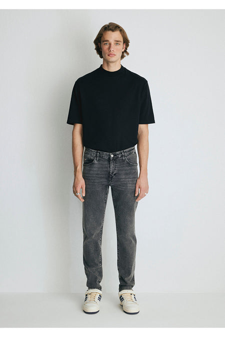 Mavi Milan College Shaded Dark Grey Jeans 0081085201 - MALLTURK