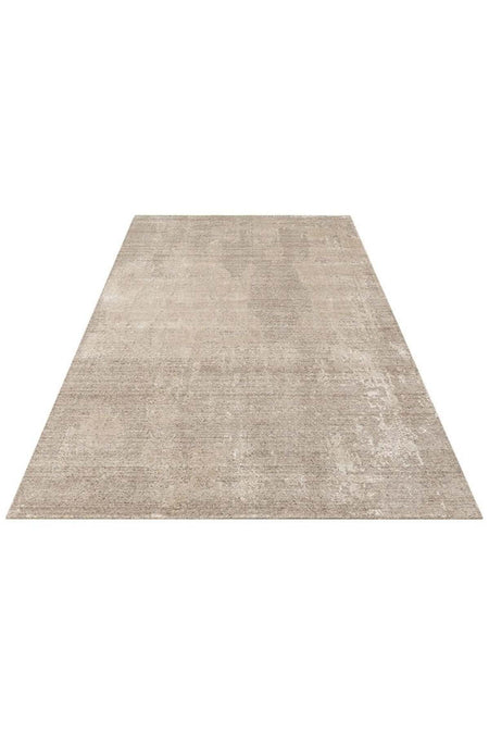 Kalesta Rug Grace Grey, Self-Patterned Pattern Wool, Viscose and Cotton Blend Pattern Elegant Living Room Rug - MALLTURK