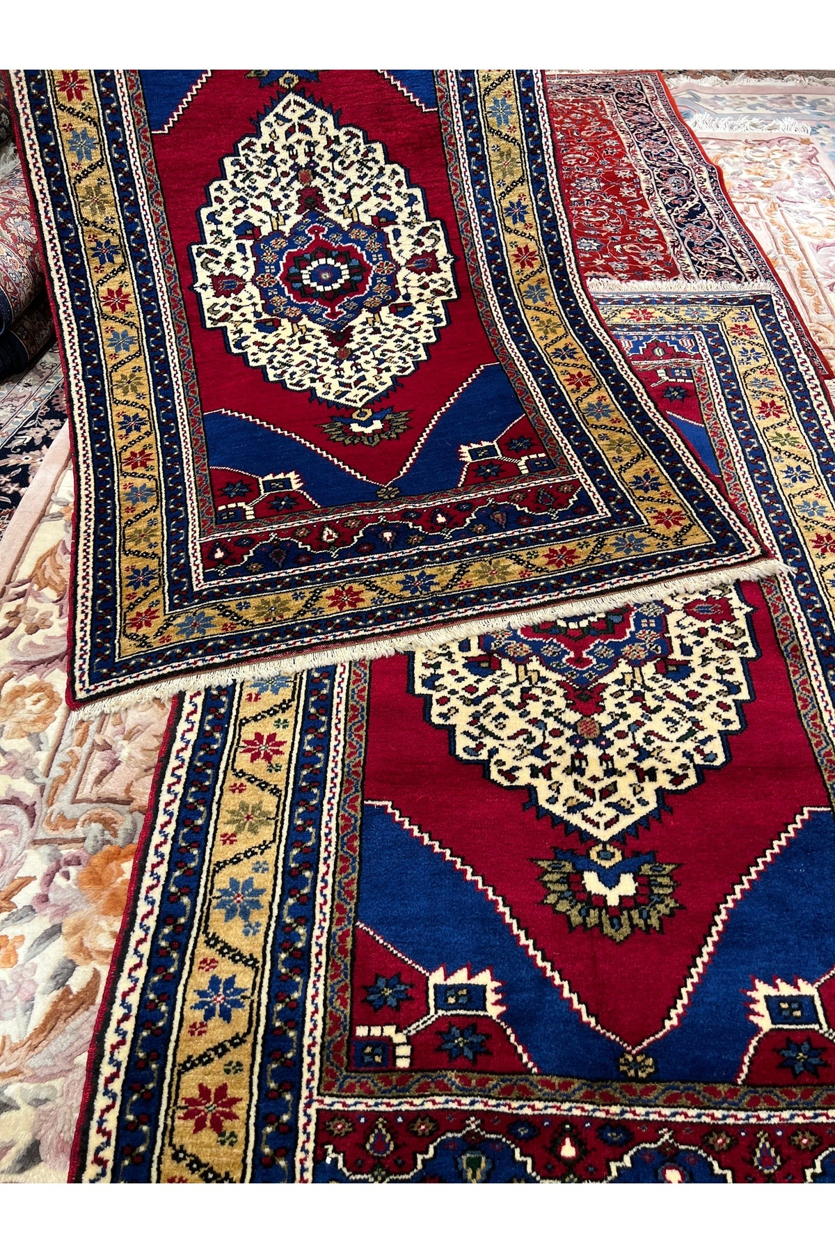 RD RAMAZAN DAG Hand Rug Art Hand-Woven Taspinar Rug Yune Wool Weave Natural Dye
