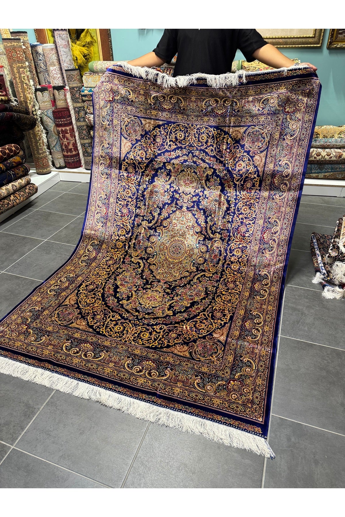 HSD Iranian Silk Rug
