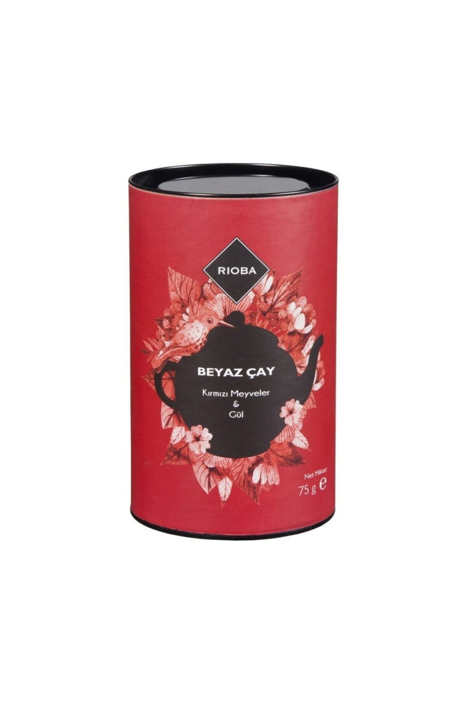 Tè bianco Rioba ai frutti rossi e rosa 75g