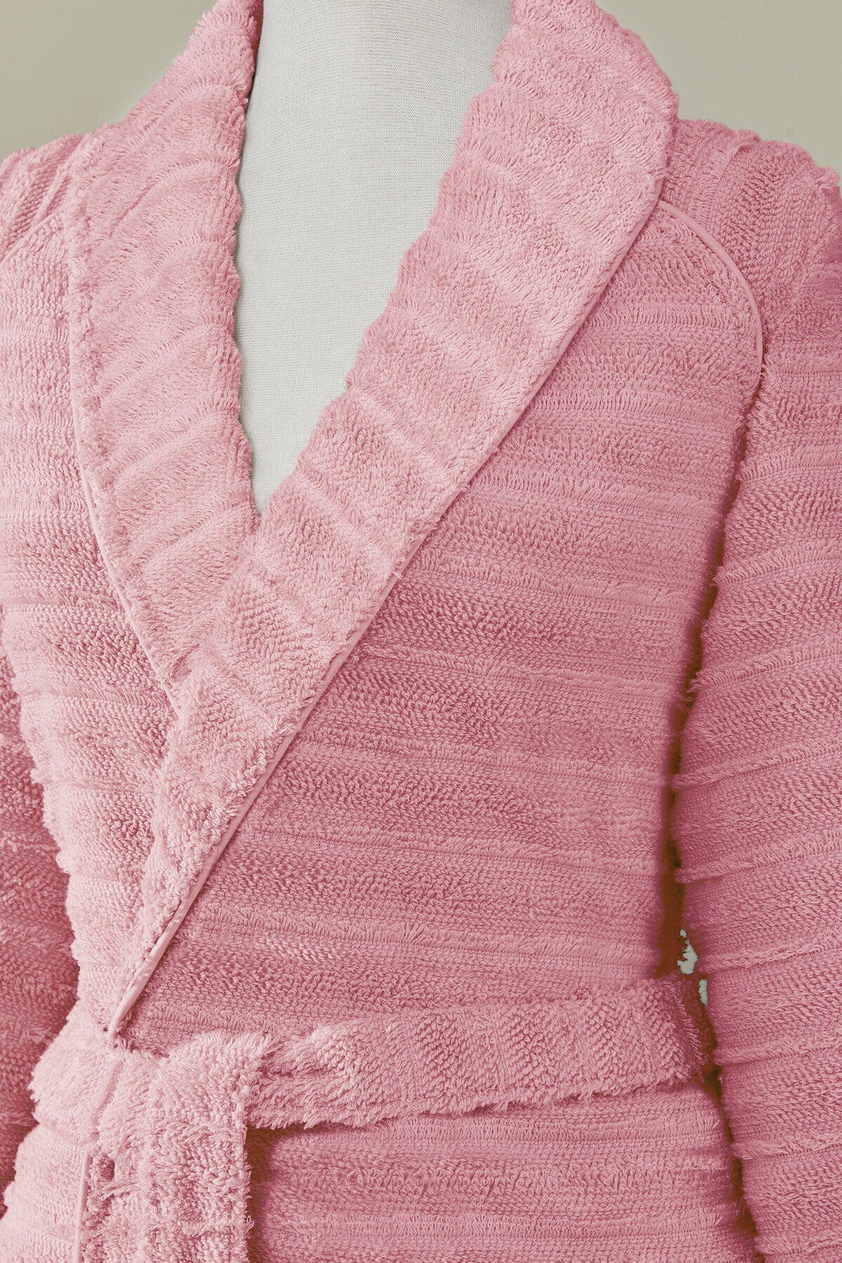 Ozdilek Sadem Organic Linden Shawl Collar Bathrobe - MALLTURK