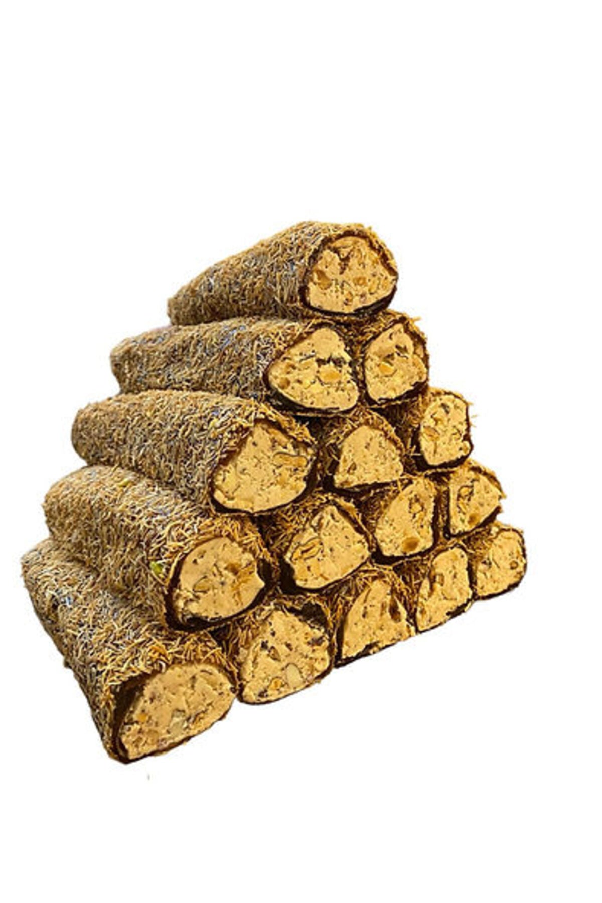 Lok art lok art Kadayif Almond Rolled Turkish Delight 500 g - MALLTURK