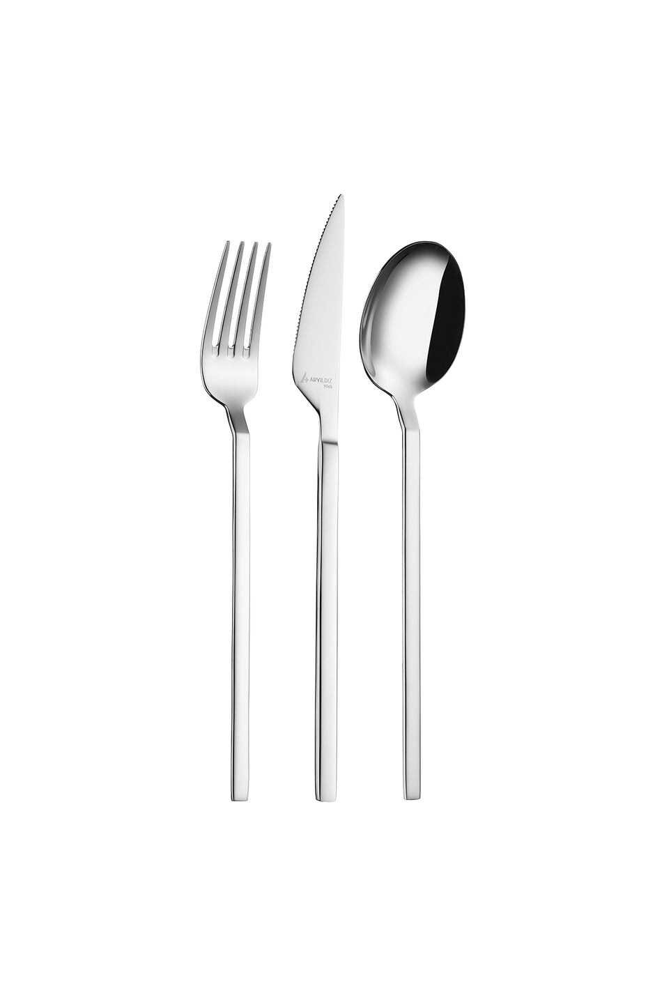 Aryildiz castle 89 Piece Flatware Set parlak - MALLTURK