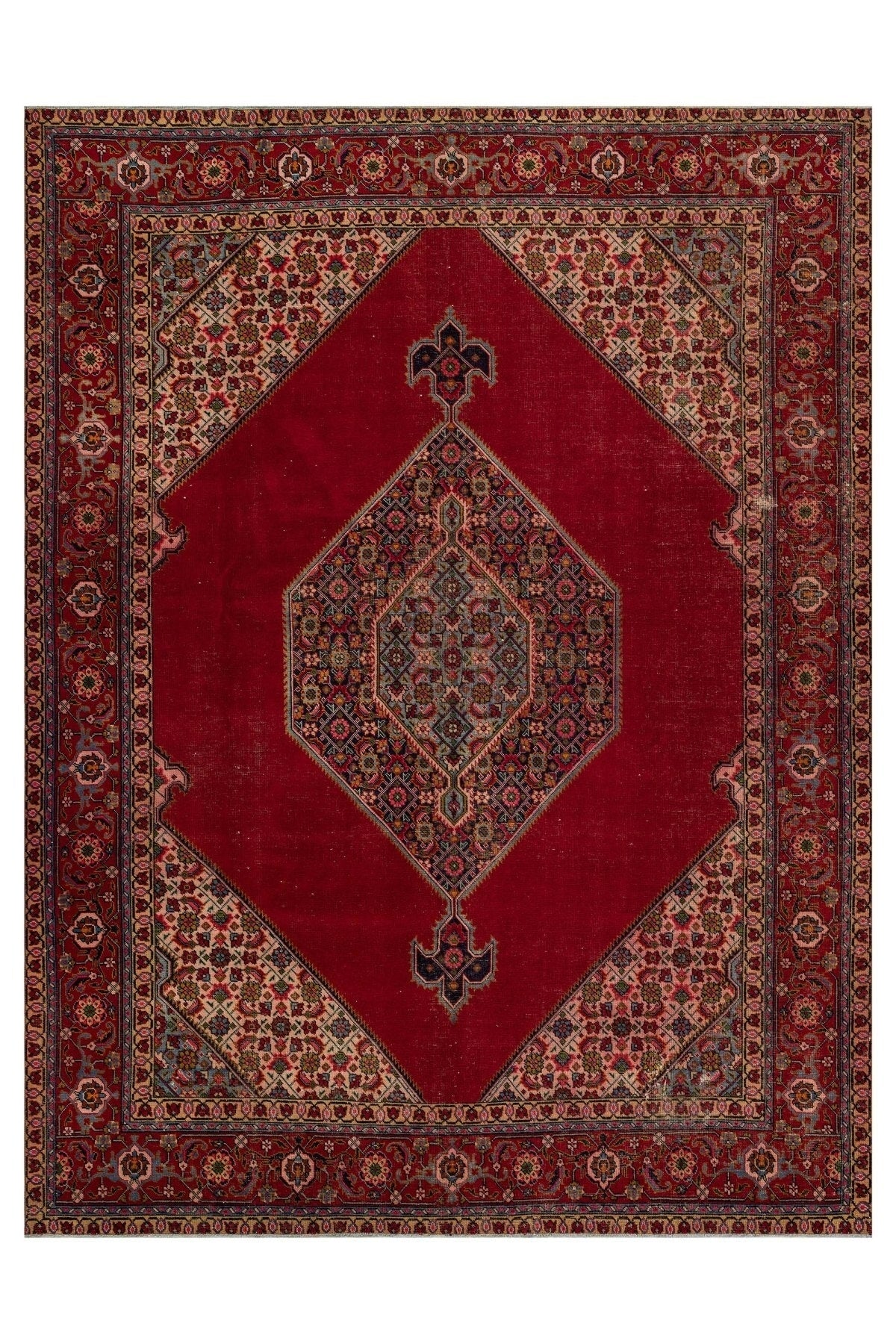 Sempati Rug Rustik Vintage Distressed Rug - 291x379 Cm 9998 - MALLTURK