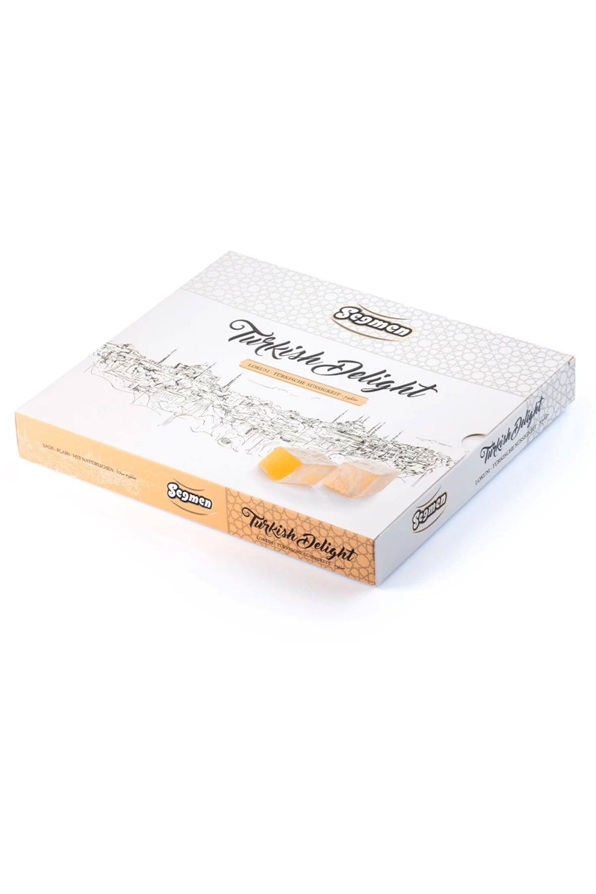 Segmen Plain Turkish Delight kutu 1000g - MALLTURK