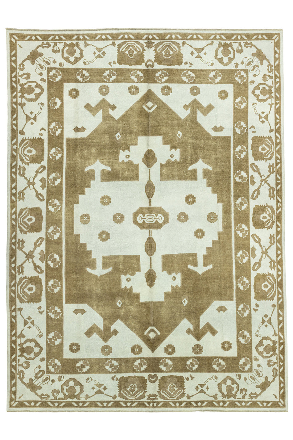 Soho Antiq Anemon Primitive Design Wool Rug 315x425 cm - MALLTURK