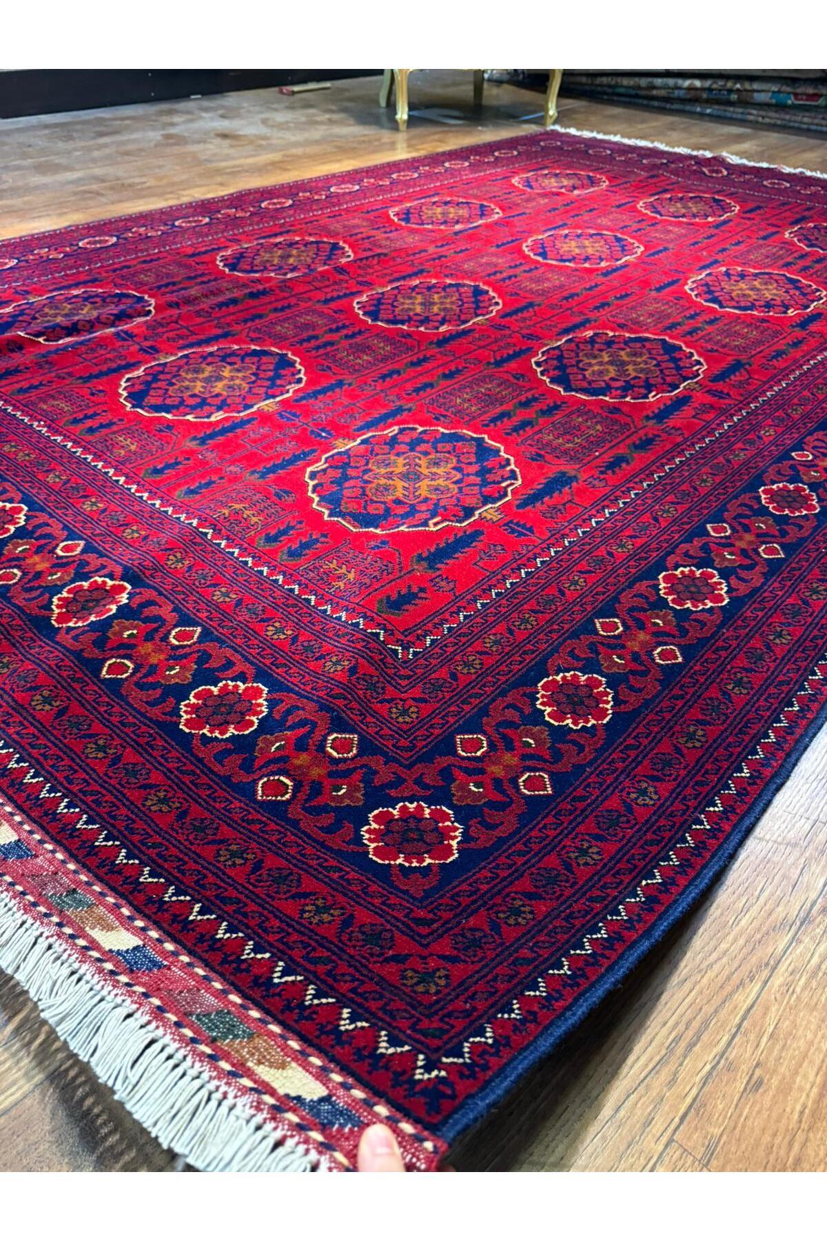 Wool Hand-Woven Afghan Rug