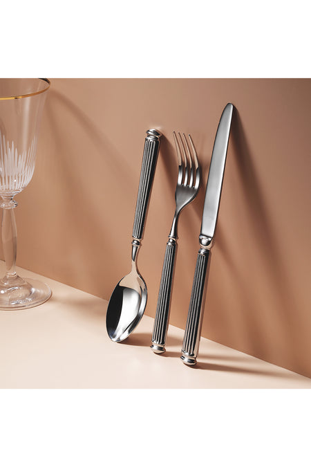Aryildiz monalisa 84 Piece 12 Place Setting Flatware Set - MALLTURK