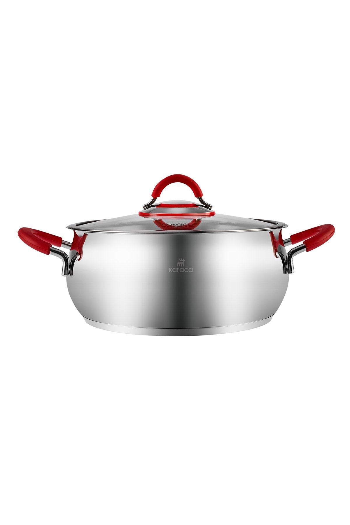 Karaca Oyster Induction Compatible Silikon Kulplu 8 Piece Cookware Set - MALLTURK