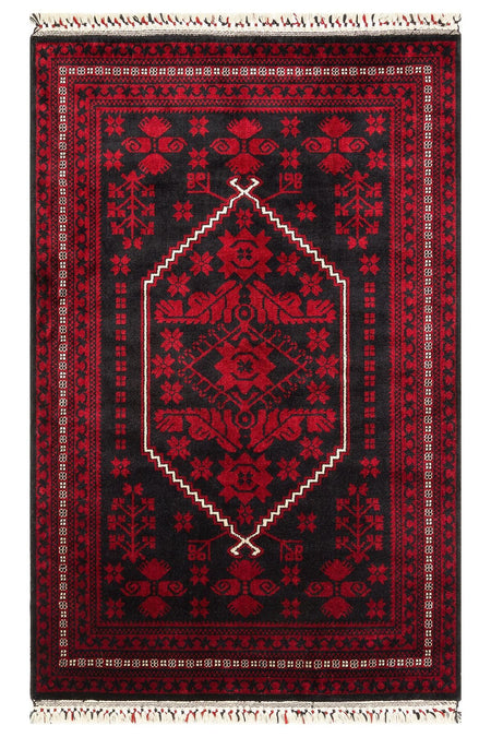 Eko Hali NOSTALGIA 956 Blue is a special loom carpet shaped by the intensive hand labor of women from Usak. - MALLTURK