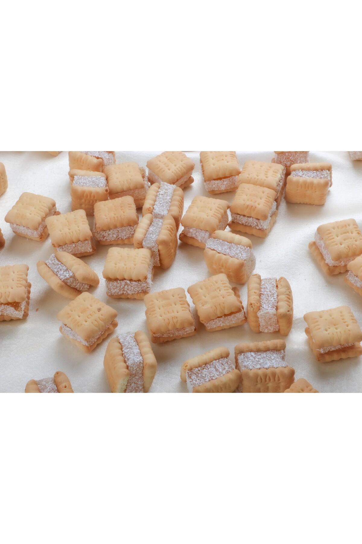 HALUK aydin kuruyemis Mini with Biscuit Turkish Delight 500 g - MALLTURK