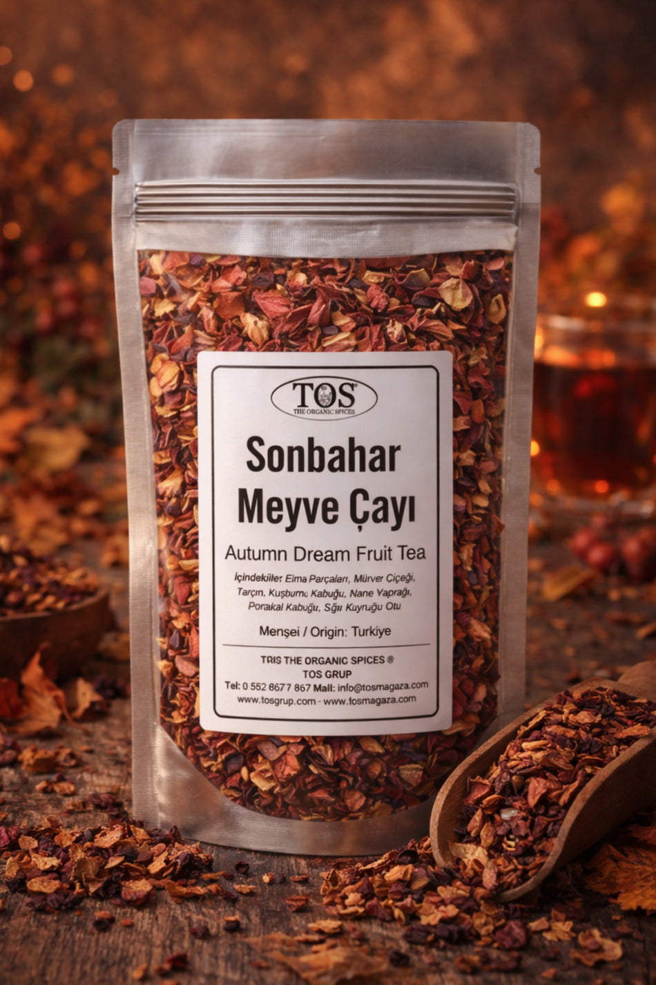 TOS The Organic Spices Autumn Dream Fruit Tea 40 gr (1st Quality)