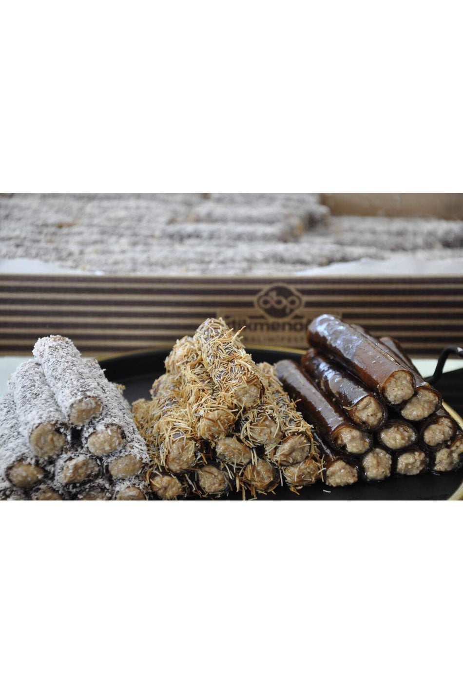 DIKMENOGLU balim Fruit Leather kome findik ezmeli Rolled 3 lu cesit 1 kg - MALLTURK