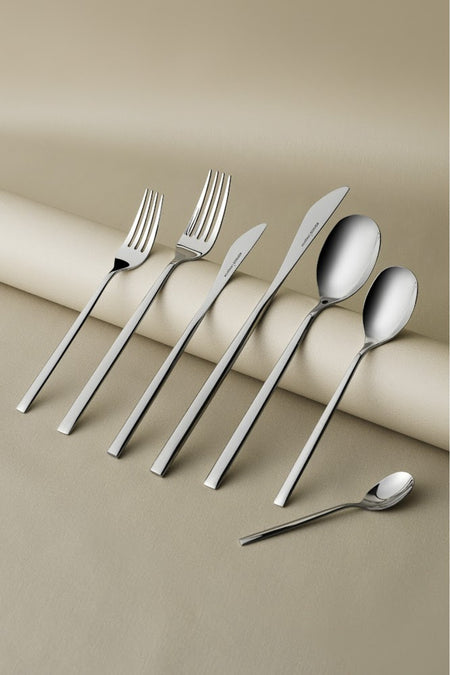 Karaca new liza 84 Piece 12 Place Setting Flatware Set - MALLTURK