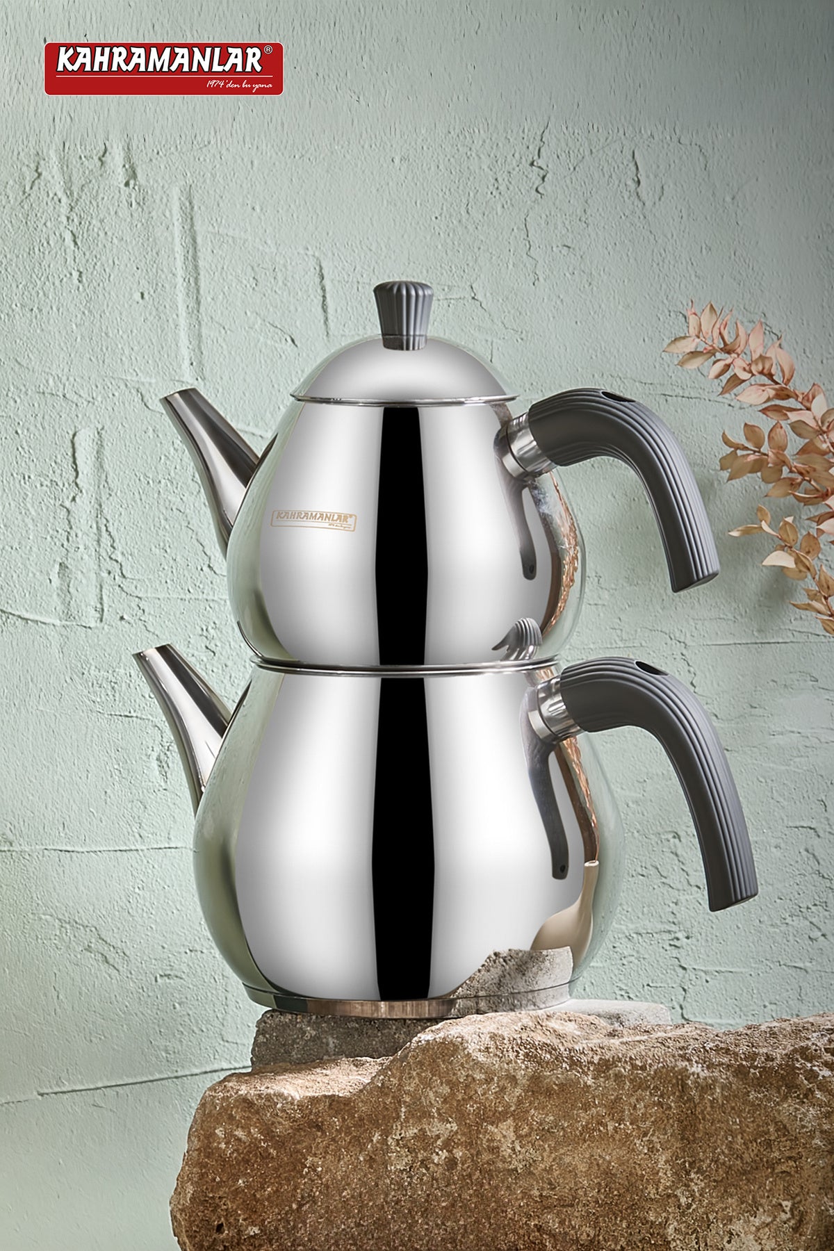 Kahramanlar Damla Mini Teapot Set 1.85 LT - MALLTURK