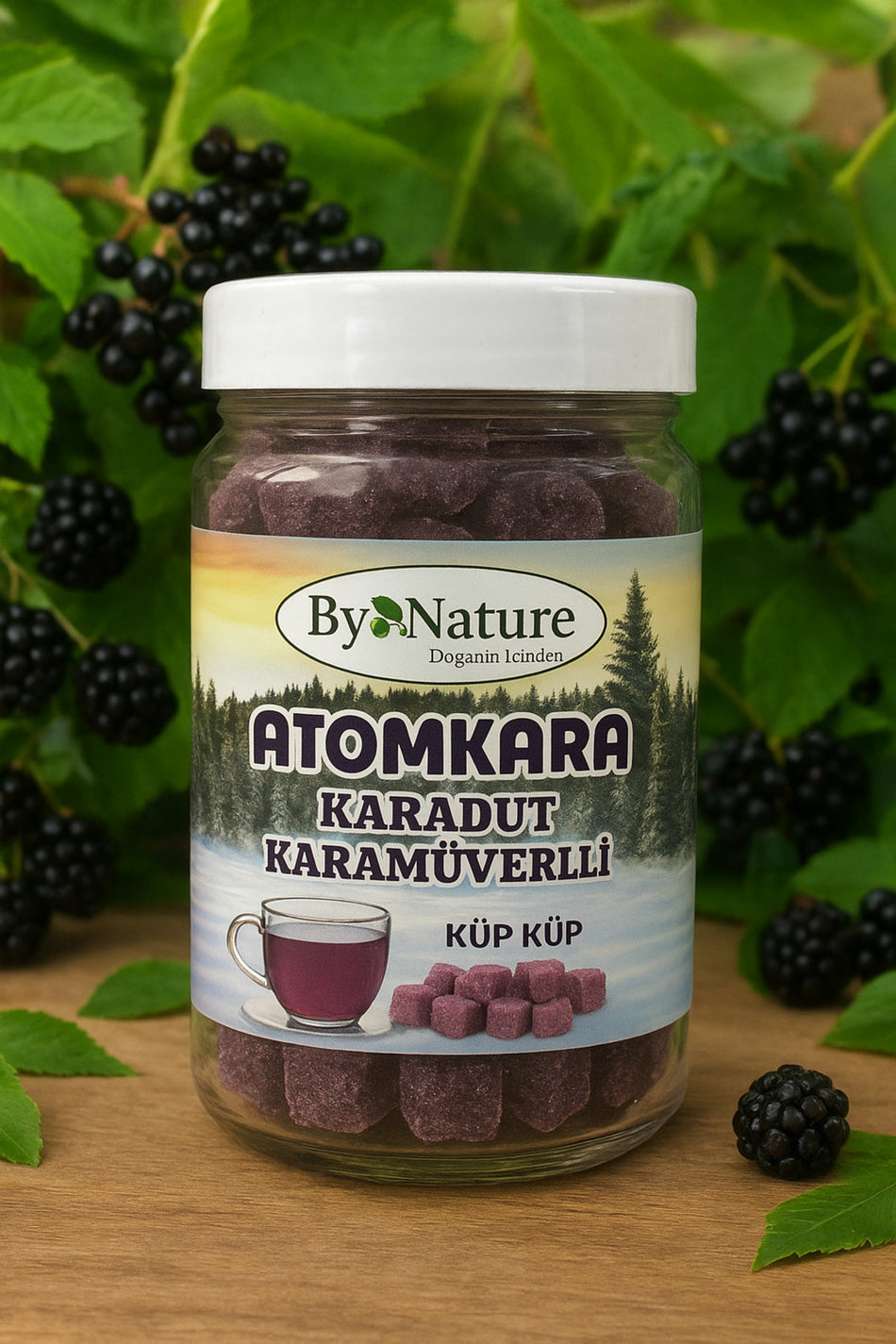 Bynature Atomkara Black Mulberry and Elderberry Atom Tea Winter Tea 200 GR