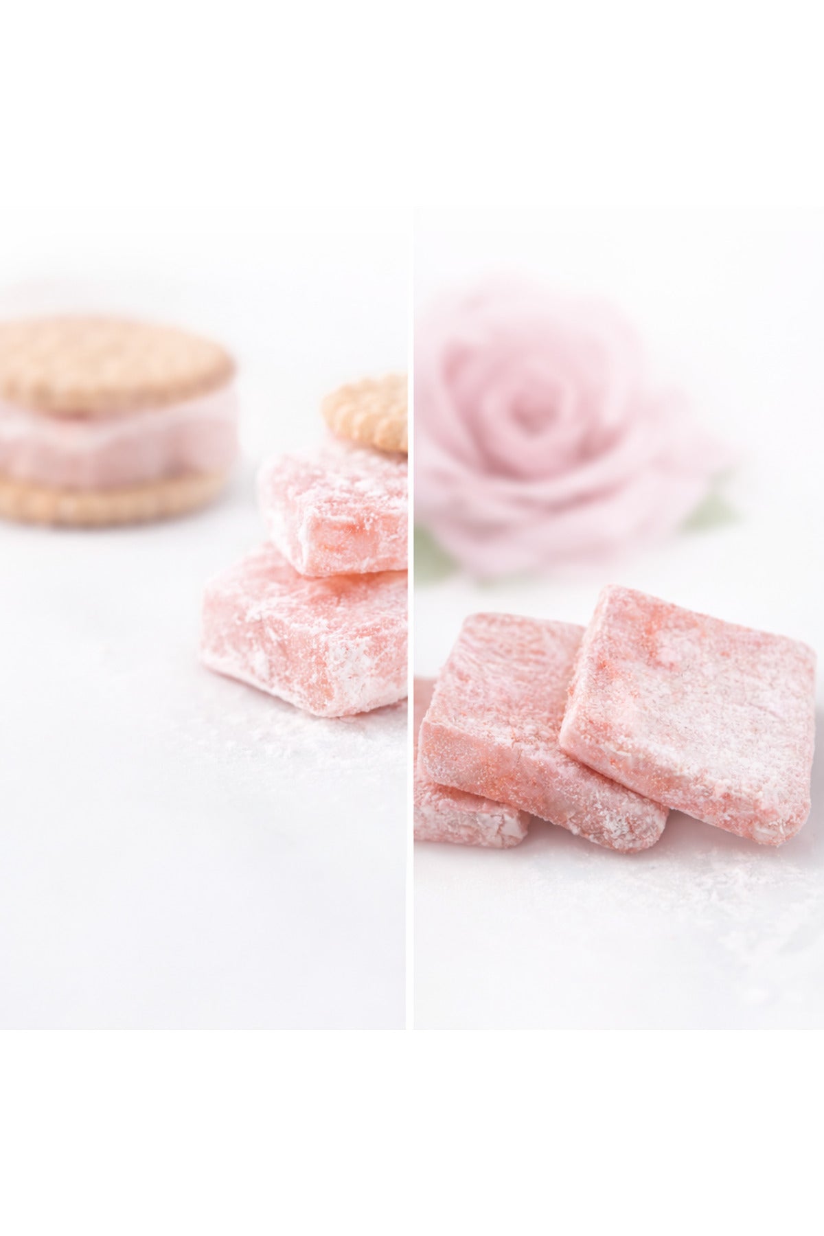 bileb serinhisar bi leblebi'de bana Regional Heritage Series Leaf Style Rose Flavored Turkish Delight 250 g - MALLTURK