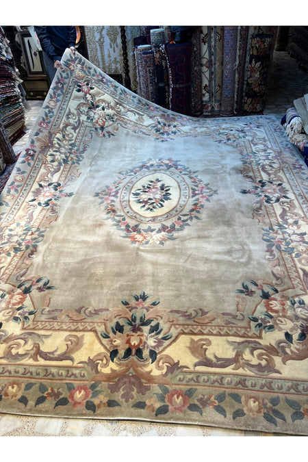RD RAMAZAN DAG Hand Rug Art Hand-Woven Embossed Chinese Rug Wool Weave 2 El Size 360x273