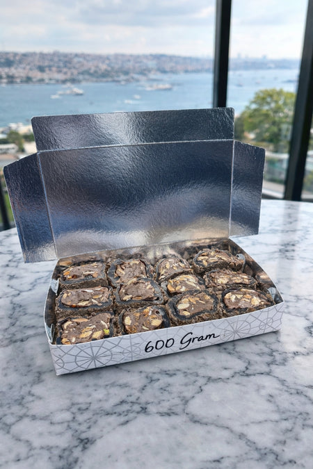 forevers citir Chocolate Almond Turkish Delight 600 g - MALLTURK