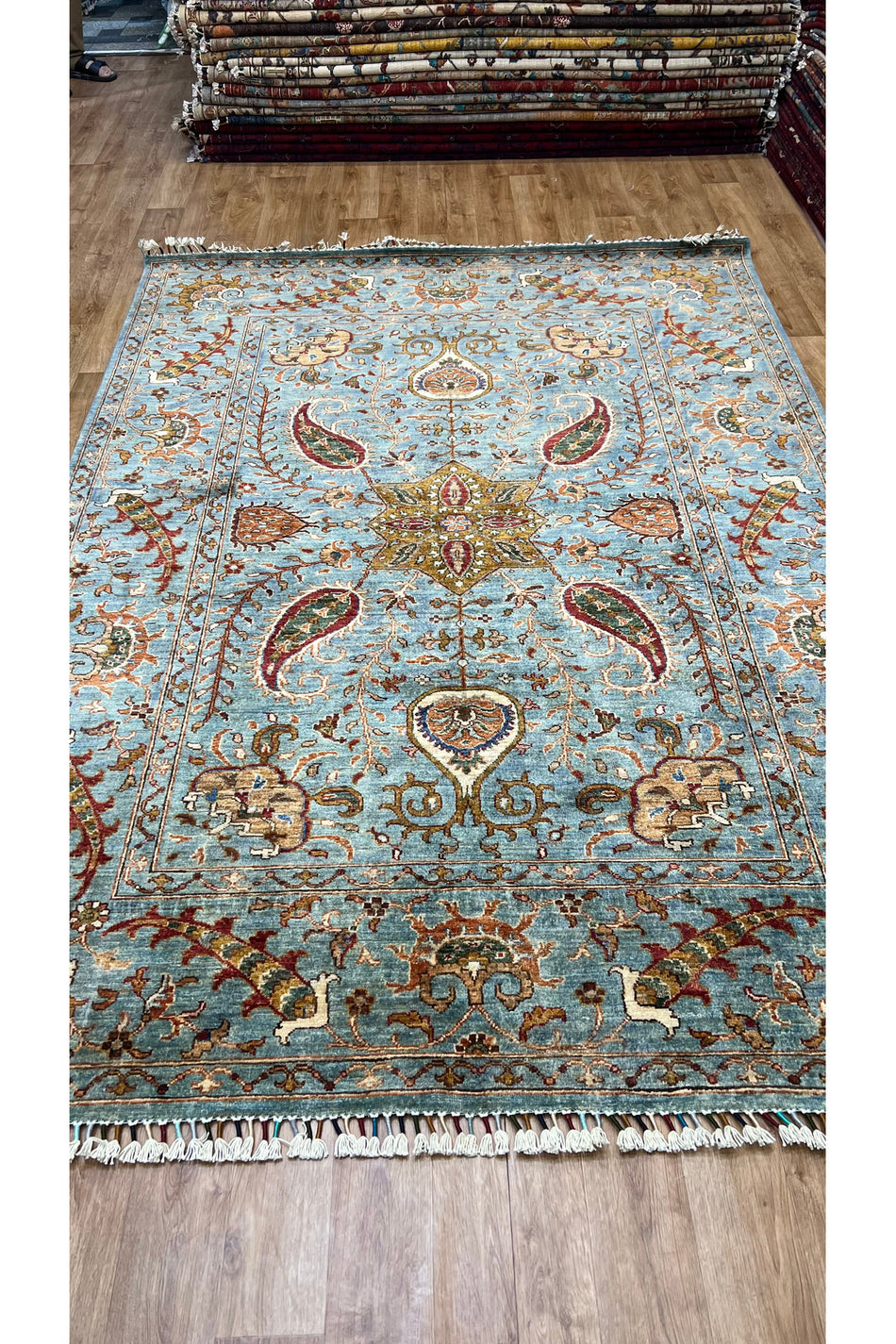 Turkmen Rug Hand-Woven Afghan Rug - MALLTURK