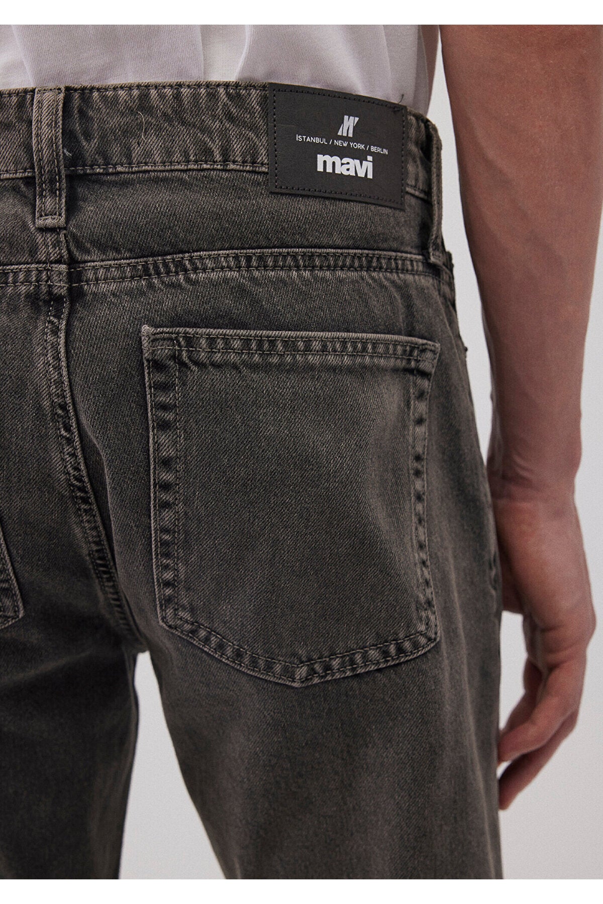 Mavi Milan Street Misty Anthracite Denim Jeans 0081088528 - MALLTURK