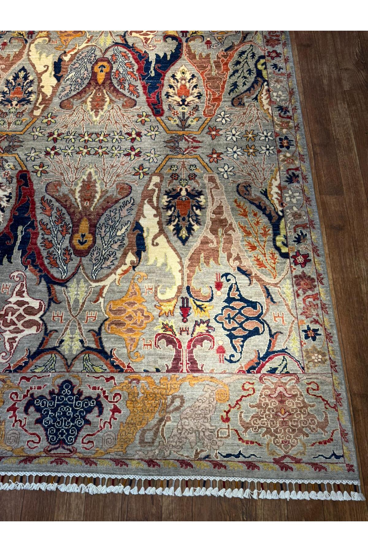 Wool Hand-Woven Afghan Rug