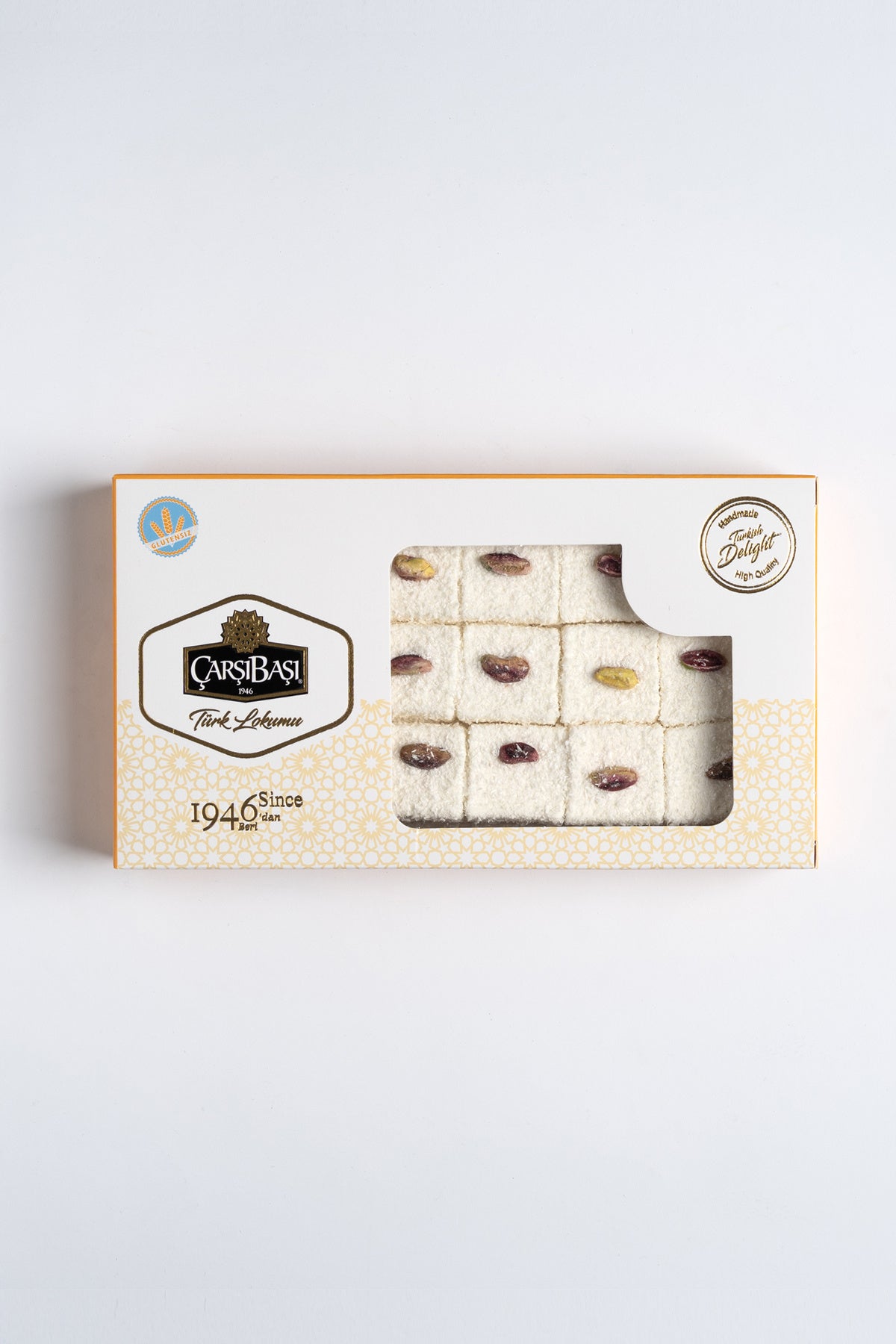 carsibasi Gluten Free Pistachio Sultan Style Turkish Delight 500 g - MALLTURK