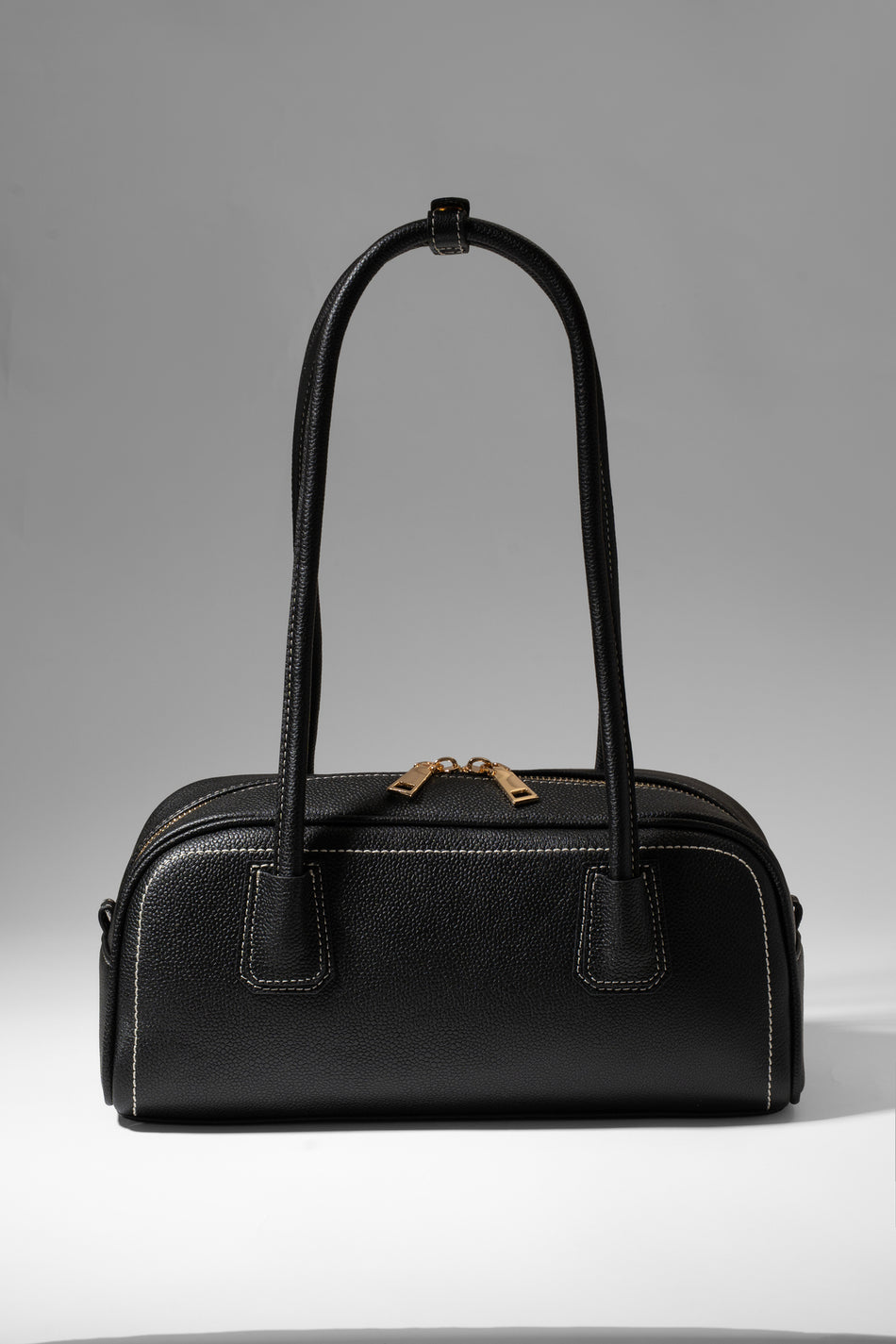 Fubileather Florence Genuine Leather Women's Hand and Shoulder Bag Black
