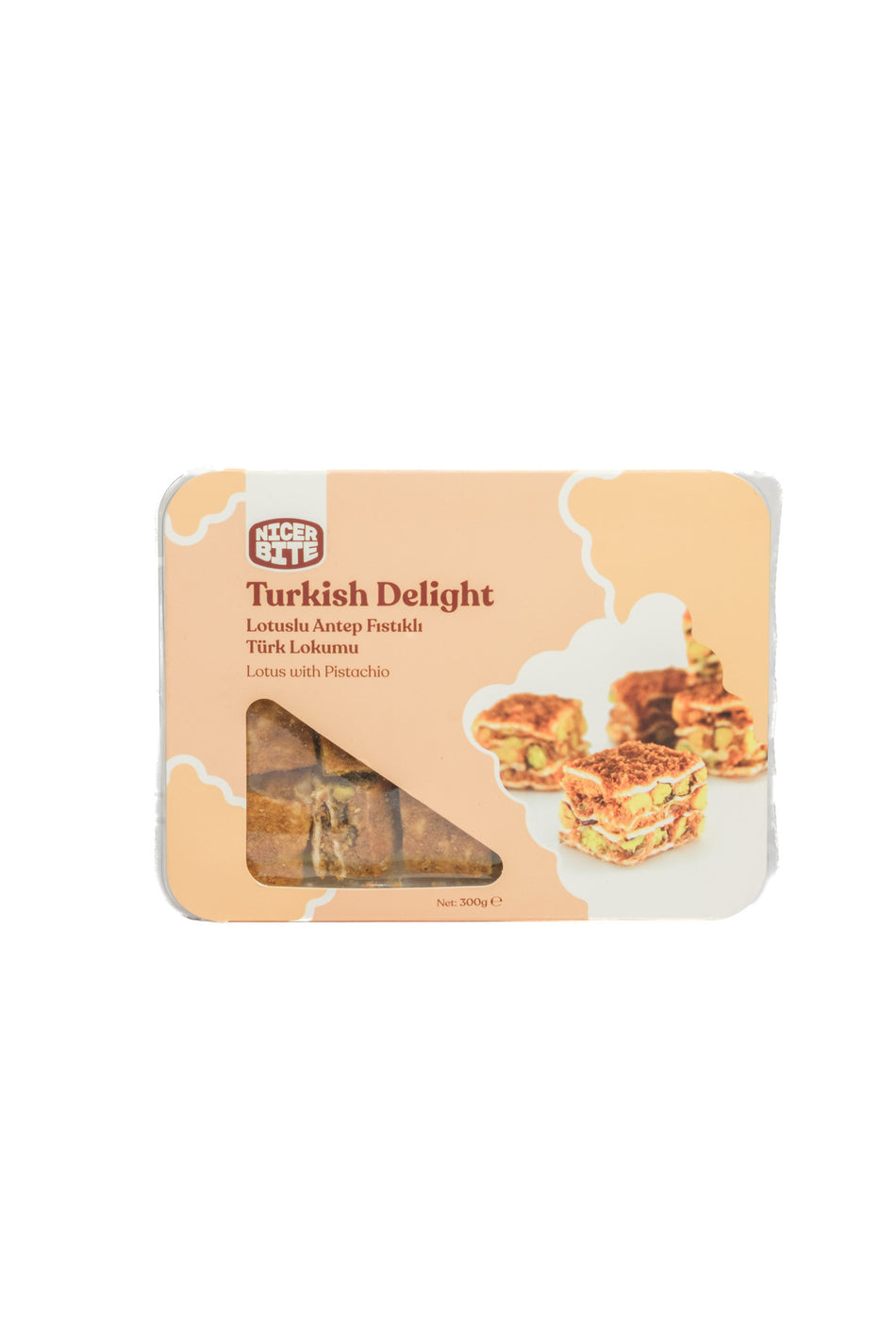 E-Cerez lotus Pistachio kremali baklava Turkish Delight 300 g - MALLTURK