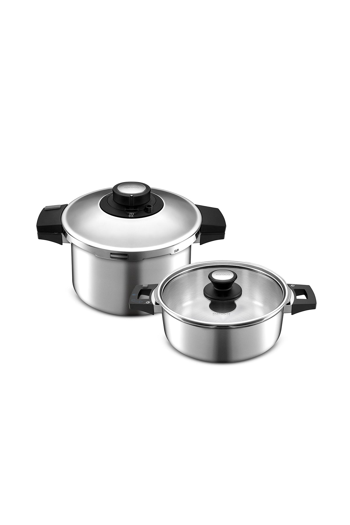 Karaca Quick And Safe induction Base Pressure Cooker Set 6+8 Lt - MALLTURK