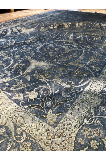 RD RAMAZAN DAG Hand Rug Art Hand-Woven Fine Rug Pera Tughra Silk Weave Kumkapi Design Size 313x219 - MALLTURK