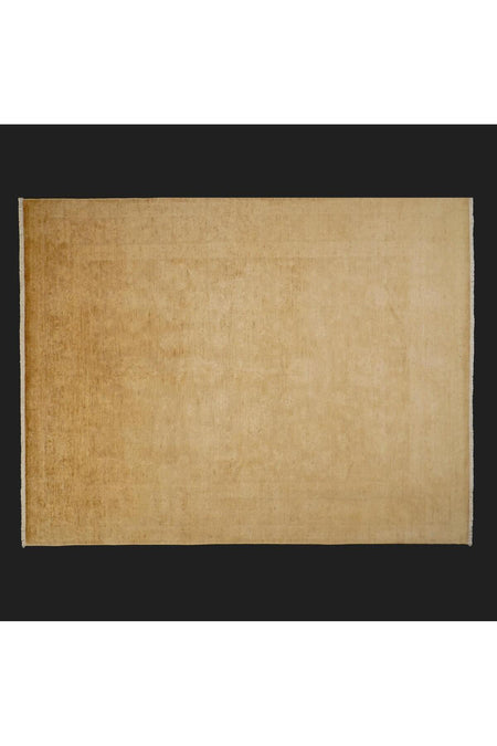 Halicizade Retro Serisi Hand-Woven Yellow Vintage Living Room Office Rug - MALLTURK