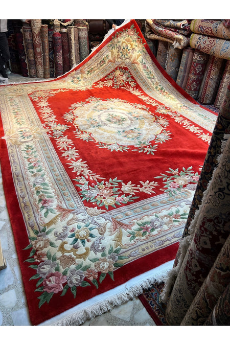 RD RAMAZAN DAG Hand Rug Art Hand-Woven Embossed Chinese Rug Premium Quality Size 425x307 - MALLTURK
