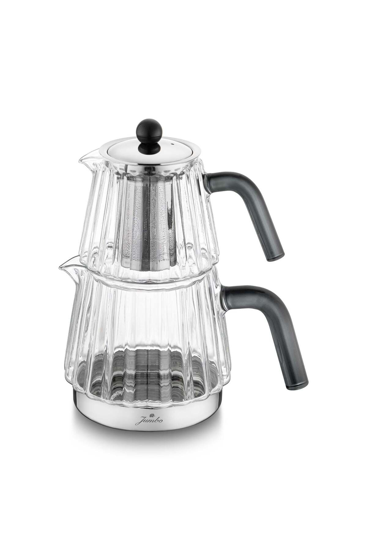Jumbo Aura Glass induction Base Glass Teapot - MALLTURK