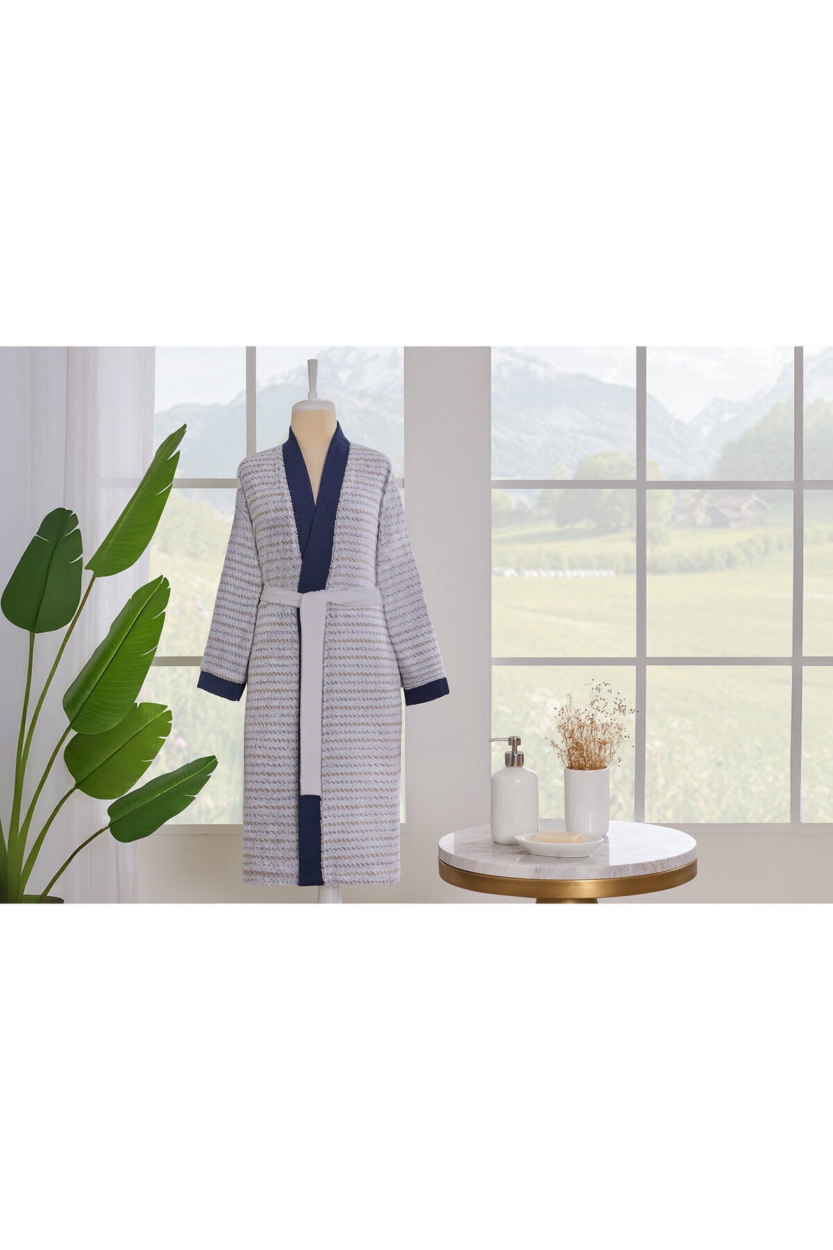 Ozdilek Inclined Kimono Bathrobe - MALLTURK