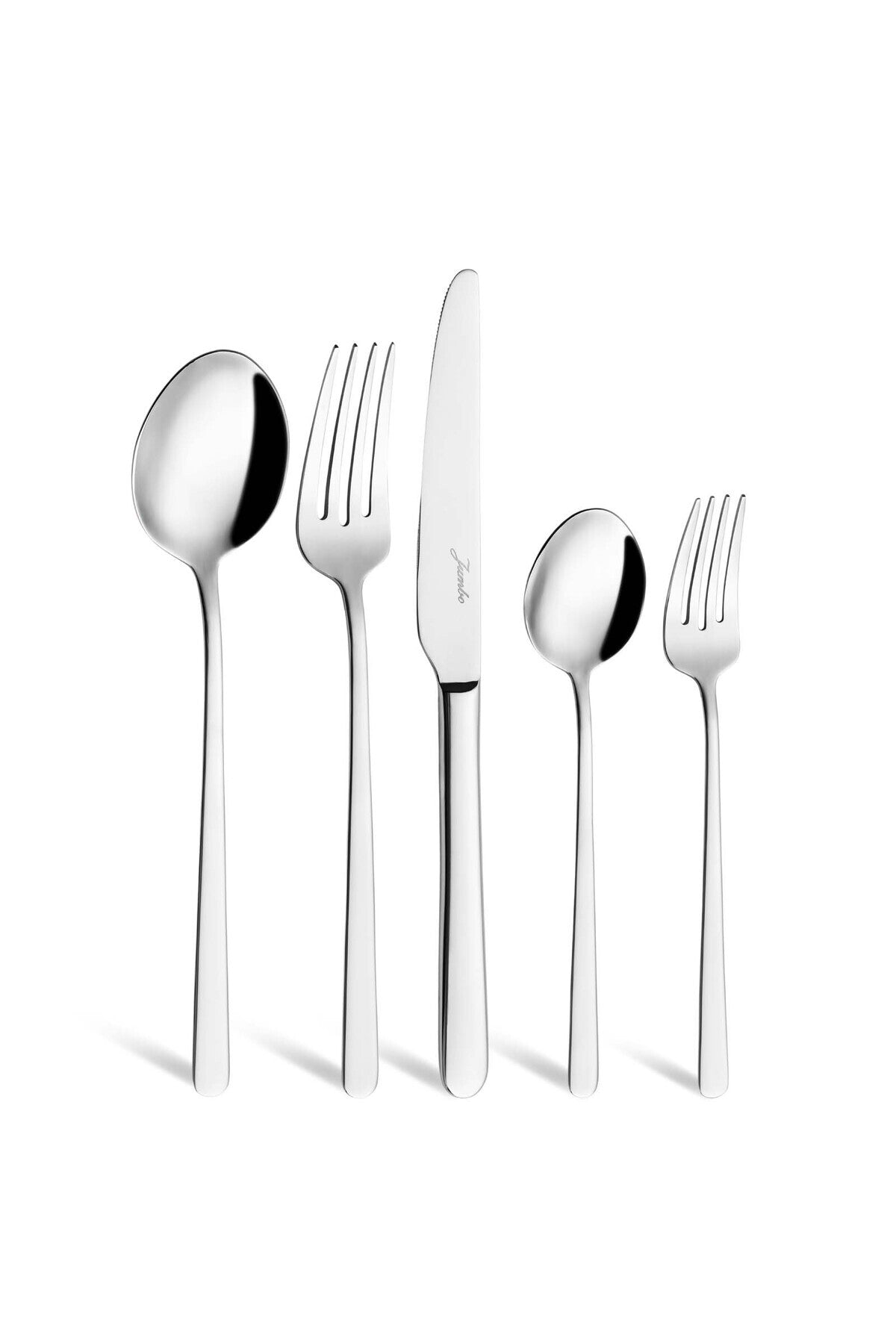 Jumbo 2402 60 Piece 12 Place Setting Flatware Set - MALLTURK