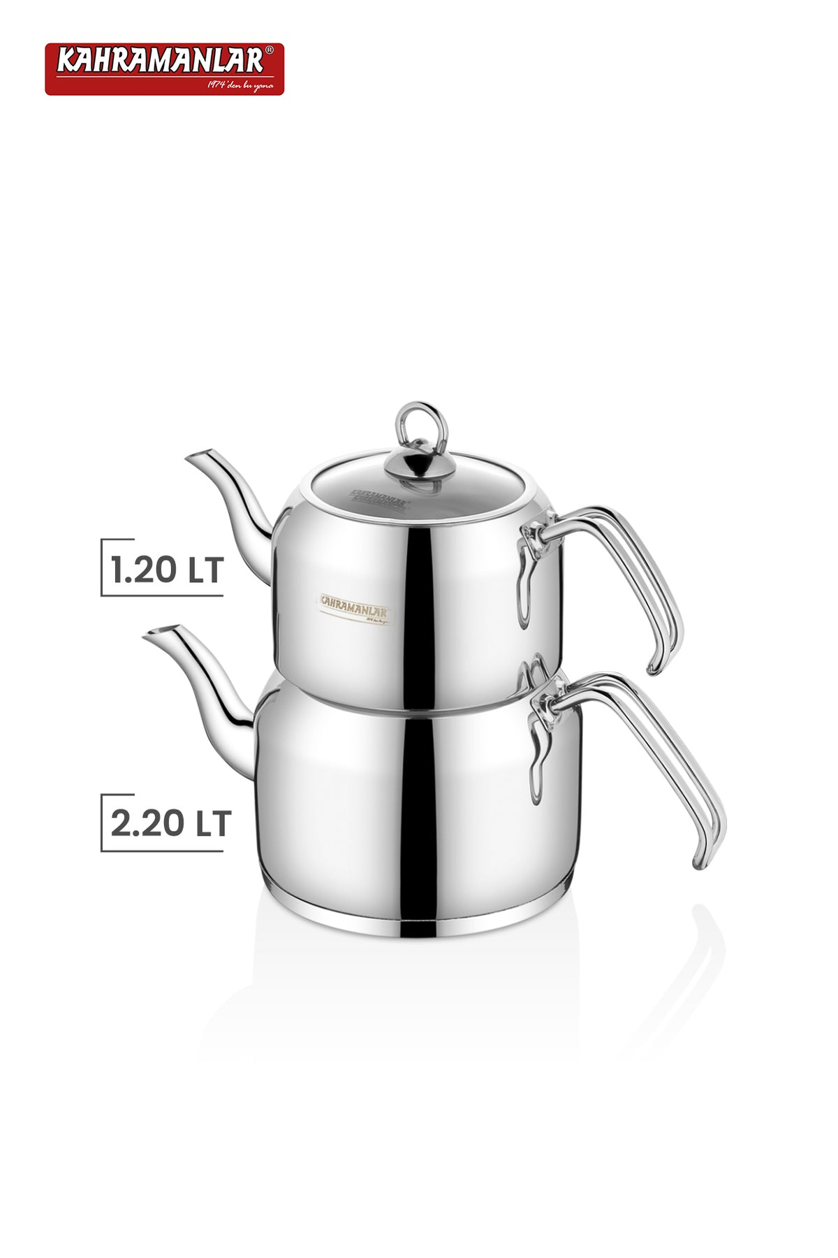 Kahramanlar Carmen Medium Size Teapot Set 1064 - MALLTURK