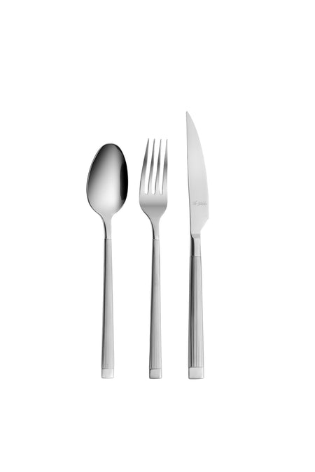 Aryildiz mirabella 84 Piece 12 Place Setting Flatware Set - MALLTURK