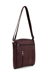 Fubileather Genuine Leather Unisex Messenger Bag
