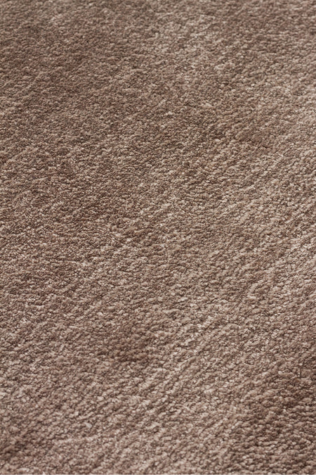 Vog Hali Alure Brown Handwoven Pure Bamboo Rug Luxury Soft Minimalist Modern Living Room and Lounge Rug - MALLTURK