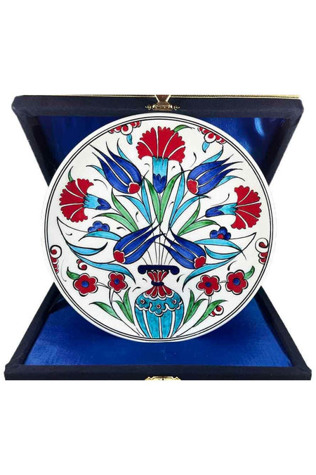 Cini Evi Iznik Tile Plate Teacher Gift - MALLTURK