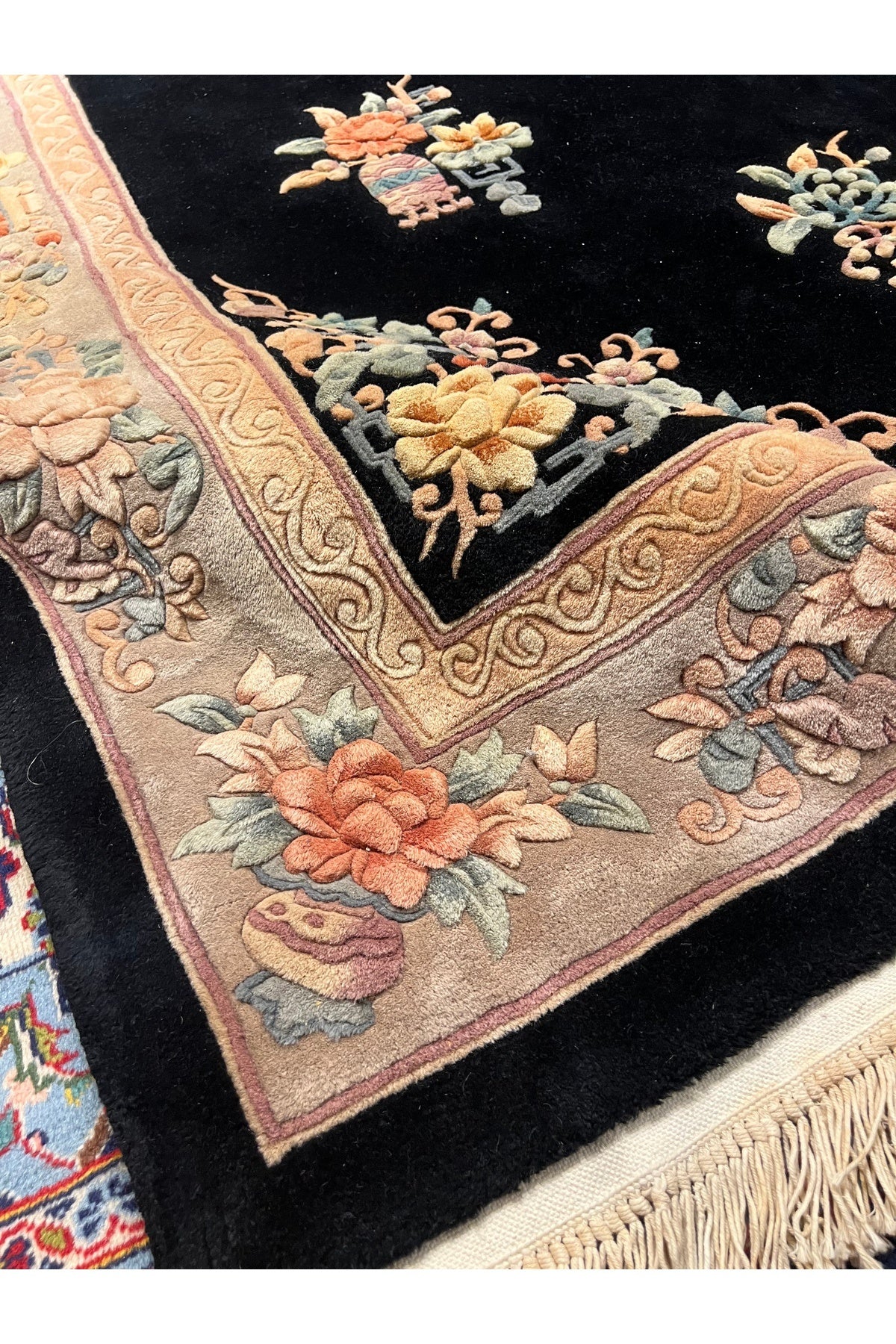 RD RAMAZAN DAG Hand Rug Art Hand-Woven Embossed Chinese Rug 275x183 - MALLTURK