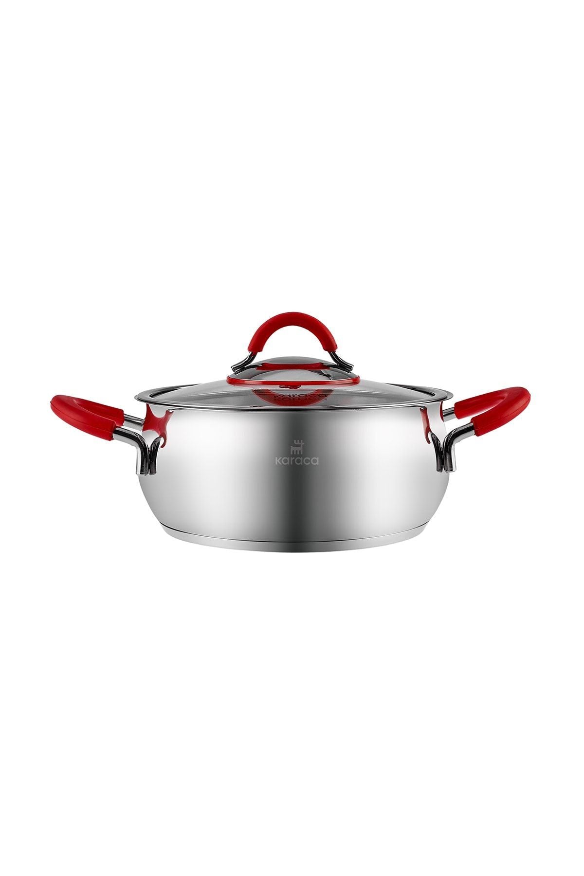 Karaca Oyster Induction Compatible Silikon Kulplu 8 Piece Cookware Set - MALLTURK
