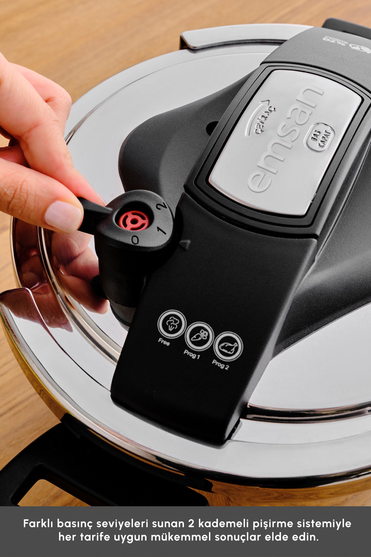 Emsan Marseille induction Base Pressure Cooker 5 Liters - MALLTURK