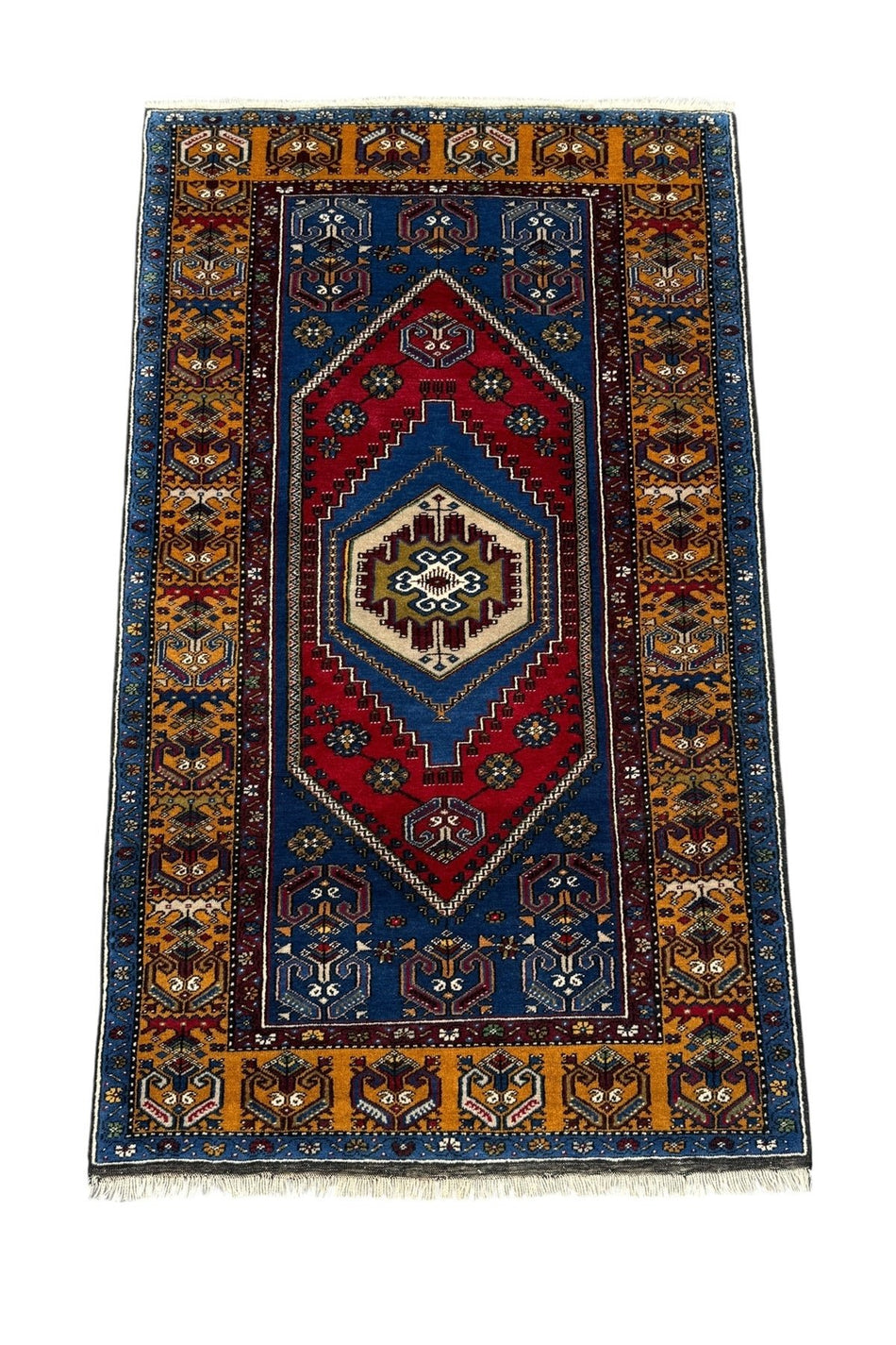 BURAK Rug Hand-Woven New Yahyali Rug 120x210 Natural Dye %100 Wool Rug - MALLTURK