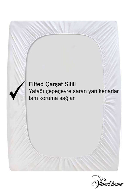 Vionel Home Waterproof Cotton Fitted Mattress Protector - MALLTURK