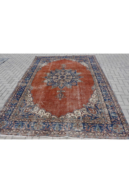 Kayra Export Hand-Woven Rug , 224x338 Cm , Blue Zemin Rug